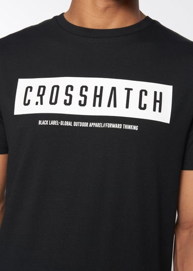 Crosshatch Black  Selworthy T-Shirt