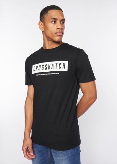 Crosshatch Black  Selworthy T-Shirt