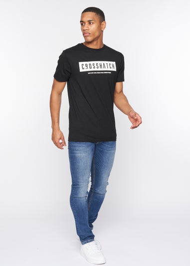 Crosshatch Black  Selworthy T-Shirt