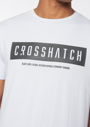 Crosshatch Light Blue Selworthy T-Shirt