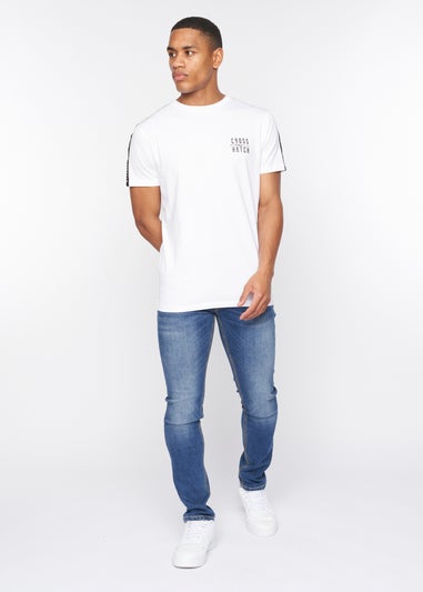 Crosshatch White  Tugford T-Shirt