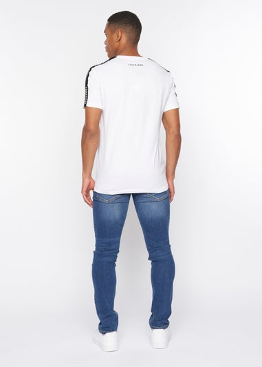 Crosshatch White  Tugford T-Shirt