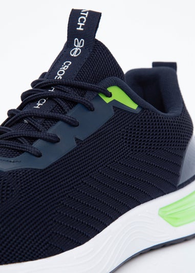 Crosshatch Navy Nyles Trainers