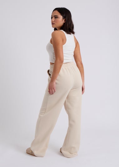 Urban Bliss Cream Wide Leg Jogger