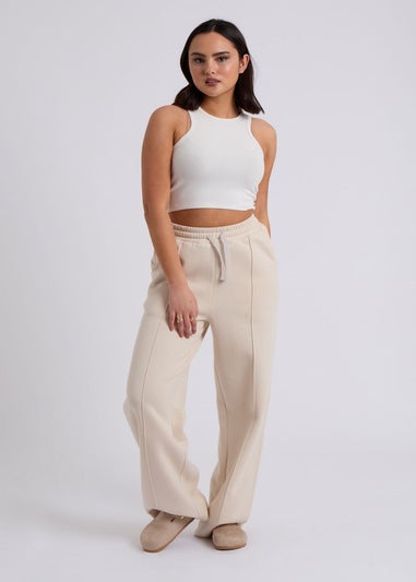 Urban Bliss Cream Wide Leg Jogger