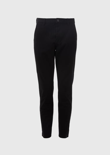 Black Slim Fit Chinos