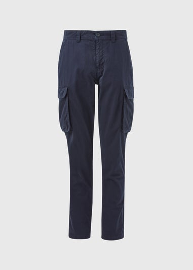 Navy Basic Cargo Trousers