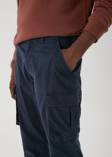 Navy Basic Cargo Trousers