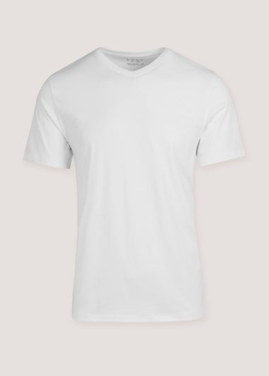 White Essential V-Neck T-Shirt