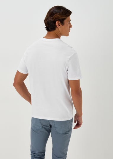 White Essential V-Neck T-Shirt