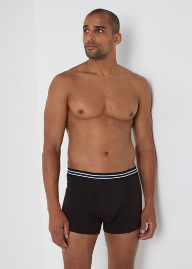 5 Pack Black Keyhole Boxers