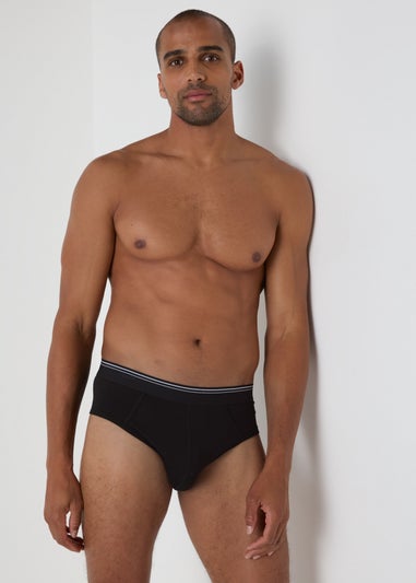 4 Pack Black Briefs