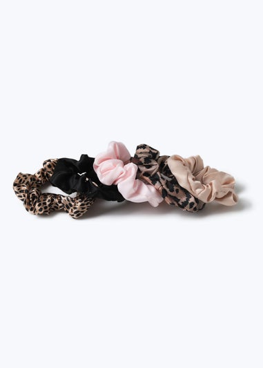 Muse Animal Print Five Pack Scrunchies