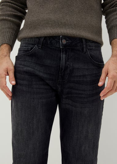 Black Wash Relaxed Fit Jeans