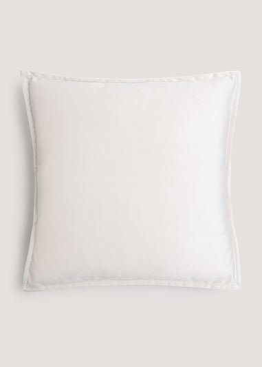 Beige Velvet Cushion (43cm x 43cm)