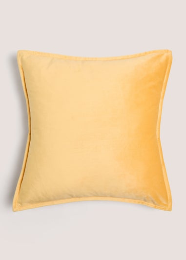 Ochre Velvet Cushion (4cm x 43cm)