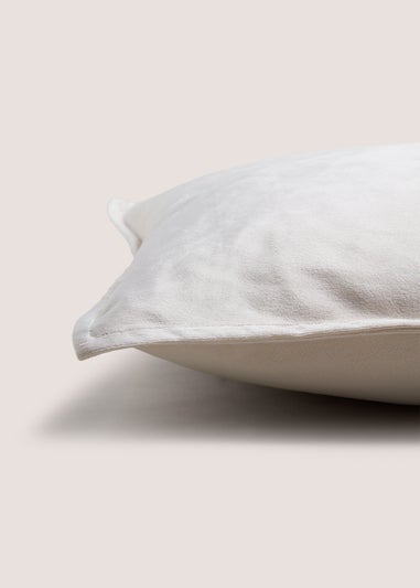 Large Cream Velvet Cushion (55cm x 55cm)