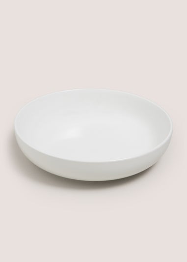 White Coupe Pasta Bowl