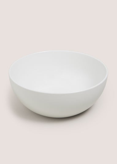 White Coupe Serving Bowl