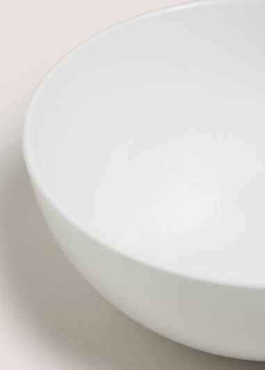 White Coupe Serving Bowl