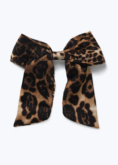 Muse Leopard Print Bow Clip