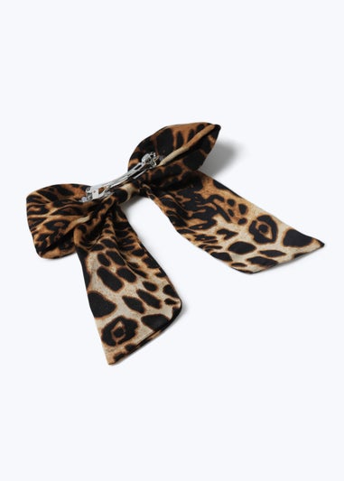 Muse Leopard Print Bow Clip