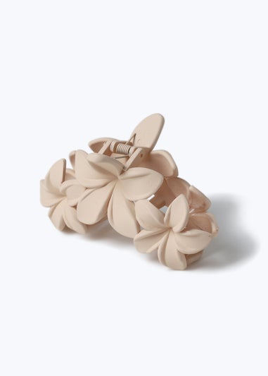 Muse Natural Hawaiian Flower Claw Clip