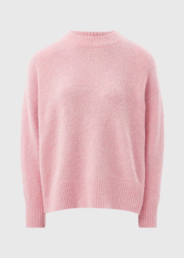 Pink Crew Neck Jumper