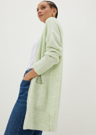 Mint Longline Knit Cardigan