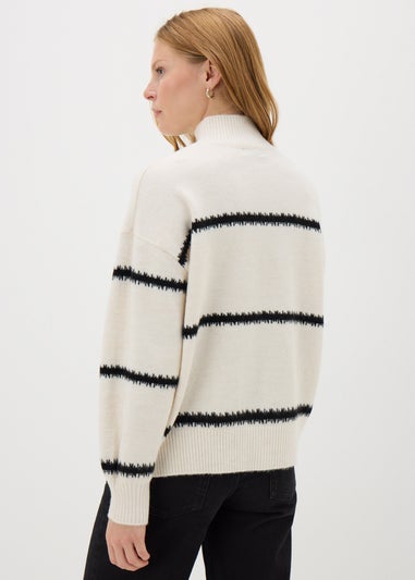Cream Stripe Jumper