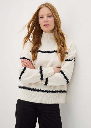 Cream Stripe Jumper