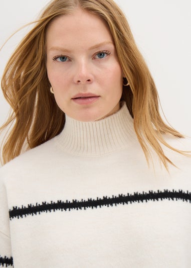 Cream Stripe Jumper