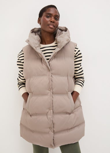 Mocha Mid Length Gilet