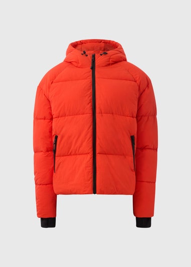 Red Technical Short Padded Coat