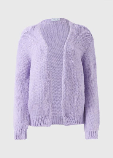 Lilac Lofty Knit Cardigan