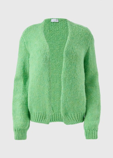 Green Lofty Knit Cardigan