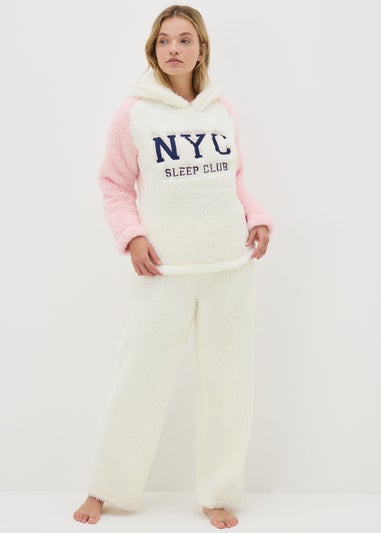 Cream NYC Fleece Loungewear Set