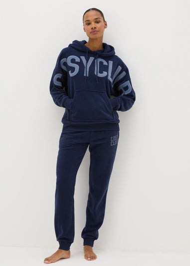 Navy Cosy Club Loungewear Set