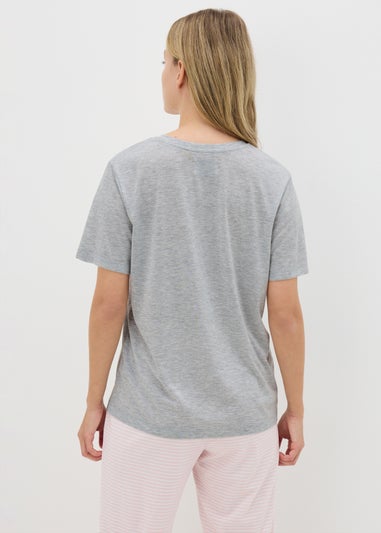 Grey Wild About Sleep Pyjama Top