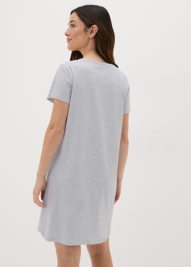 Grey Heart Nightie