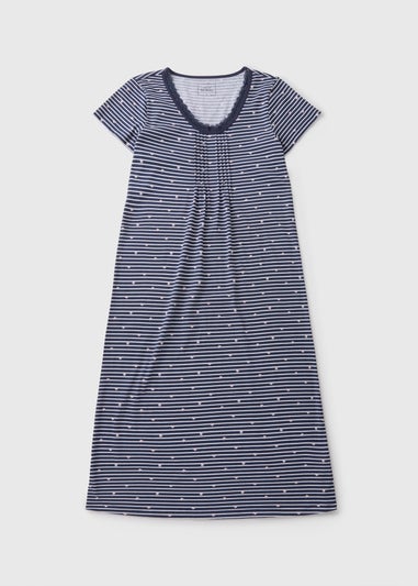 Navy Stripe & Star Nightie