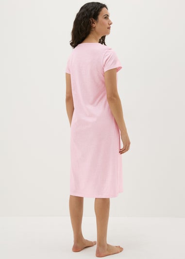 Pink Ditsy Print Nightie