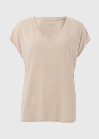 Souluxe Stone V-Neck T-Shirt