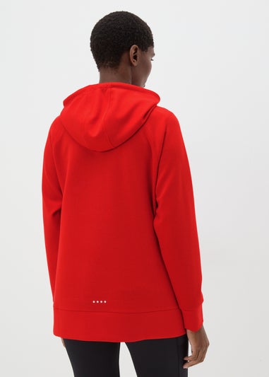 Souluxe Red Longline Hoodie