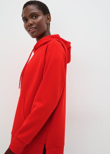 Souluxe Red Longline Hoodie