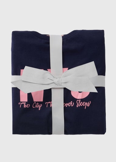 Navy NYC Pyjama Set