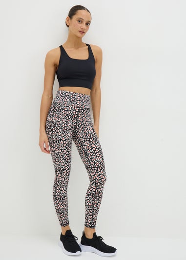 Souluxe Black Patterned Leggings