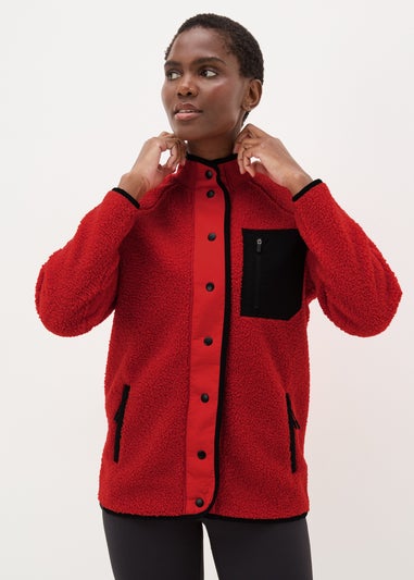 Souluxe Red Borg Fleece Jacket