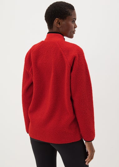 Souluxe Red Borg Fleece Jacket