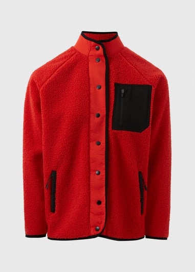 Souluxe Red Borg Fleece Jacket